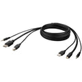 Minidp to DP + USB A/B + Audio Combo KVM Cable B49158