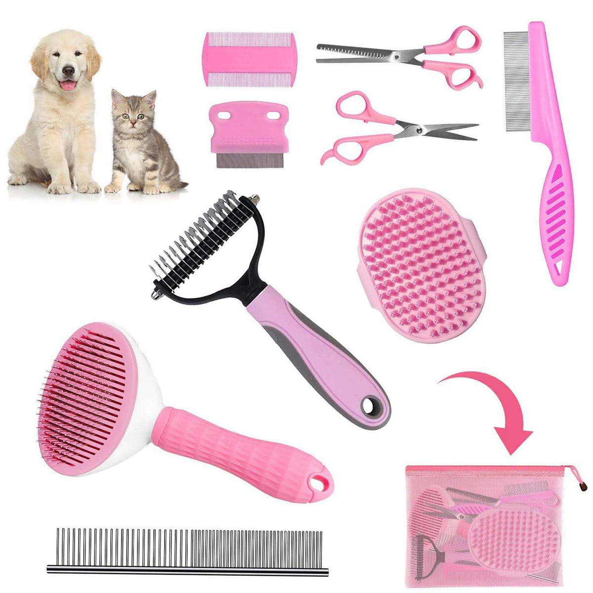 Dog Grooming Brush Shedding Kit V477298