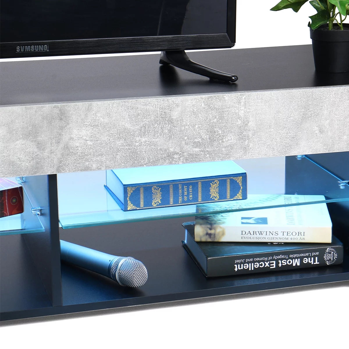 65 inch TV Stand with LED Lights V580978