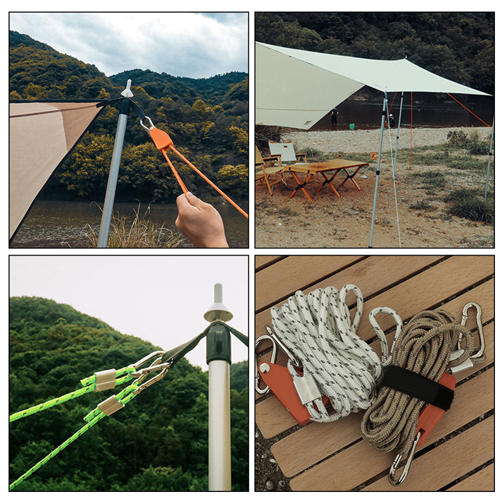 Camping Rope with Ratchet Pulley Guy Lines K196065