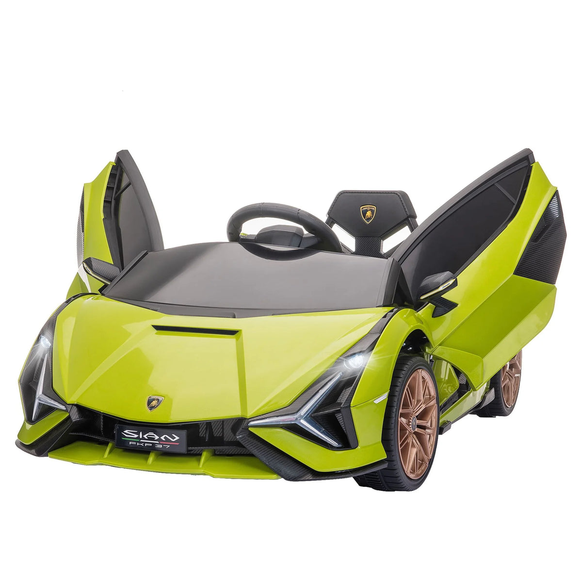 Green 12 V Electric Ride-On Car with Parent Remote Control T103