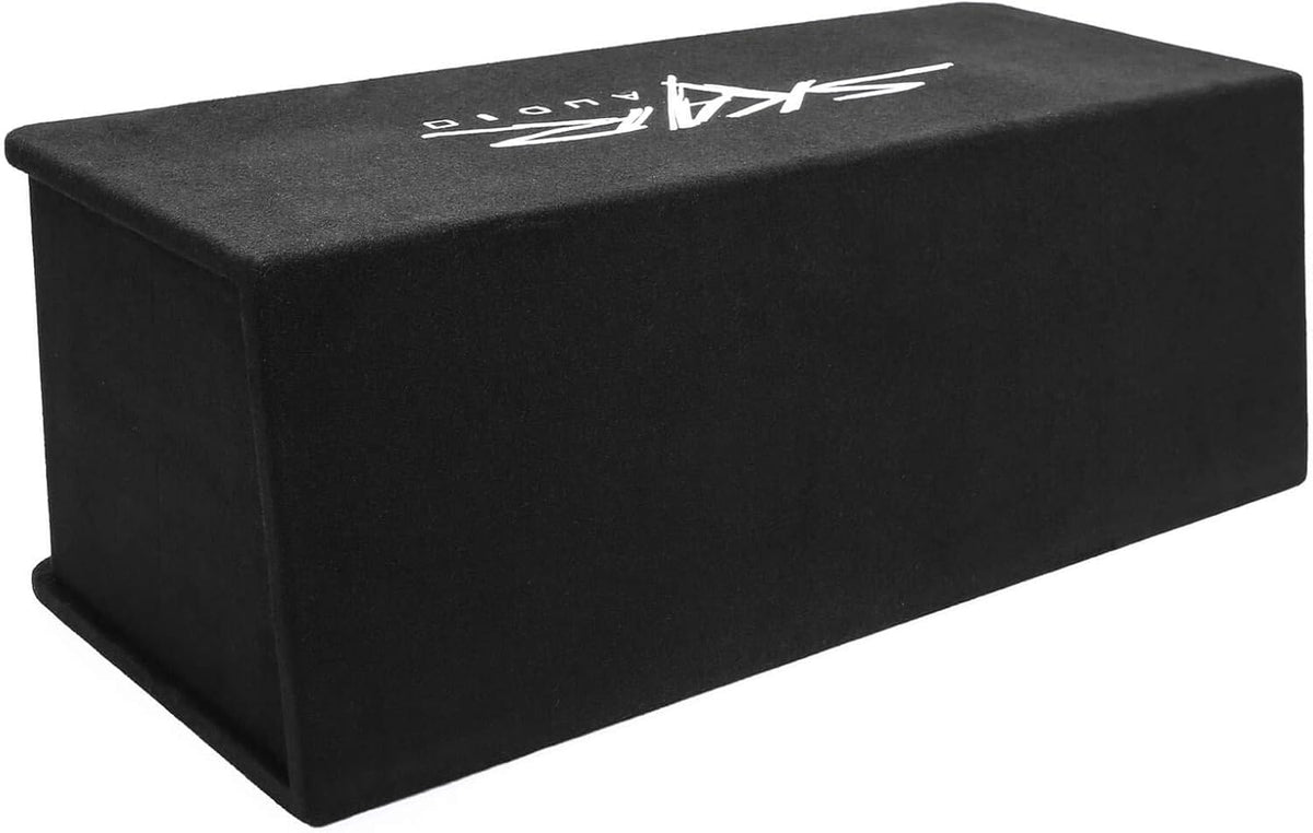 Dual 12" Subwoofer Bass Package with Loaded Enclosure and Amplifier B60091