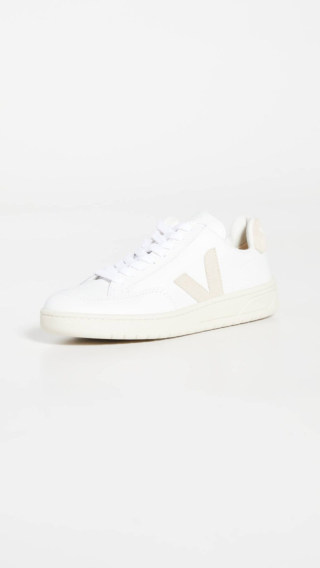 White Sable Leather Sneakers H60606