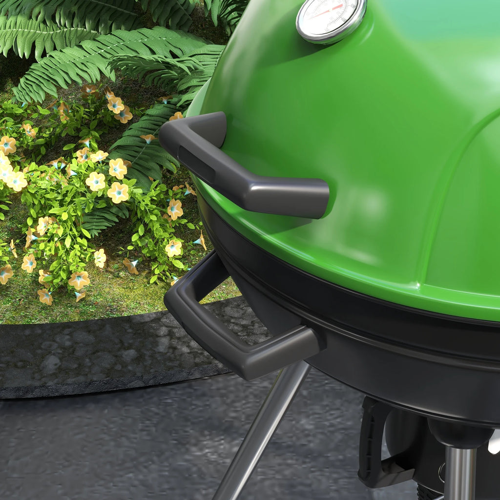 21 Kettle Charcoal BBQ Grill with Wheels U374083