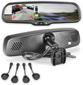 Rear View Mirror with 4.3 LCD Display and 4 Parking Sensors T36303