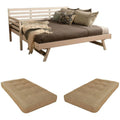 White 3-Piece Daybed Set with 2 Mattresses B4819