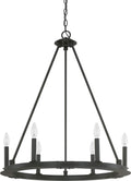 6-Light Candle Chandelier W1334