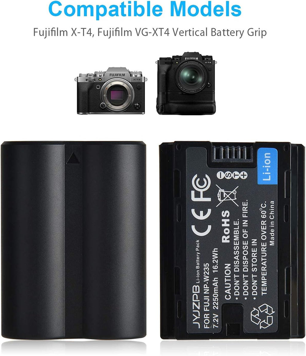 2-Pack Rechargeable Li-Ion Camera Batteries with Charger L637503