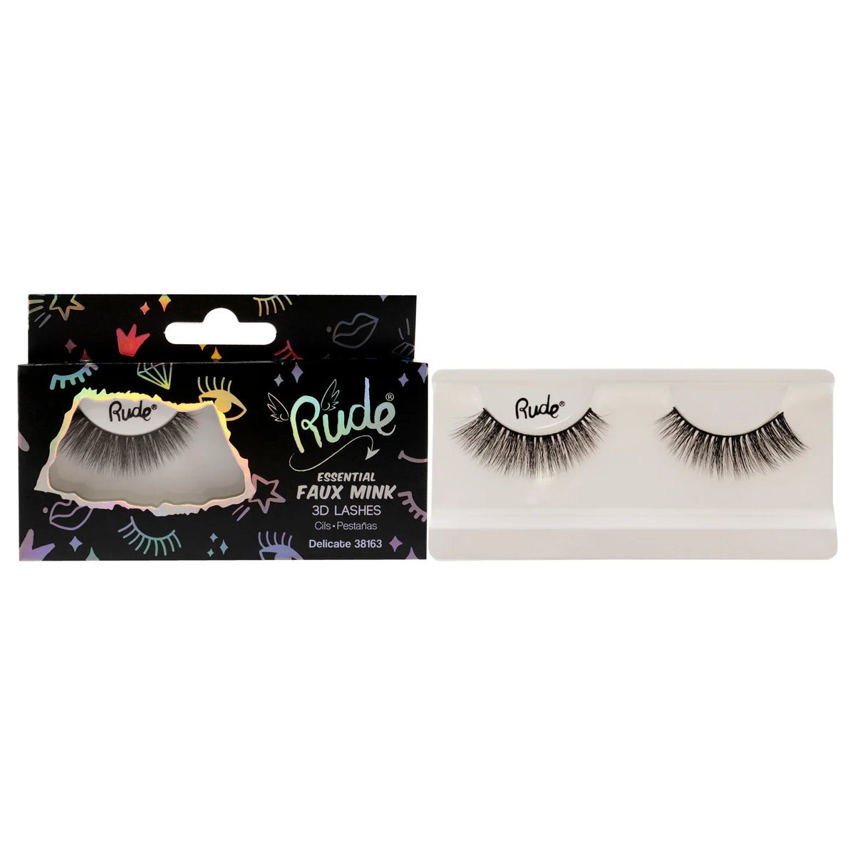 1 Pc Pair Faux Mink 3D Lashes O2972