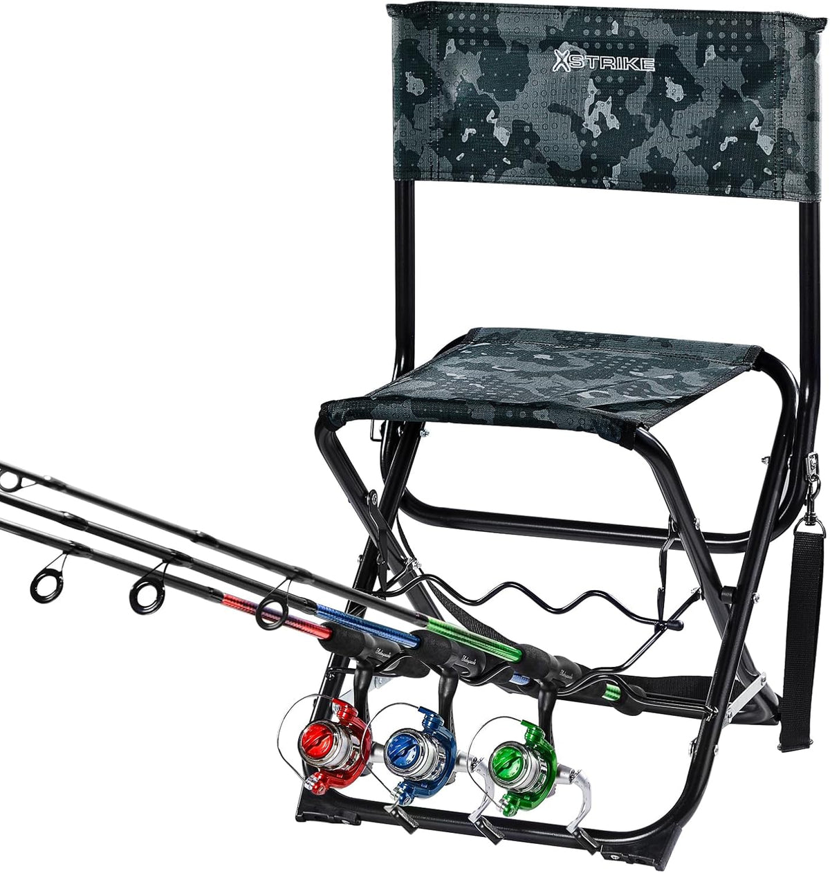 Folding Fishing Chair with Rod Holder V5552