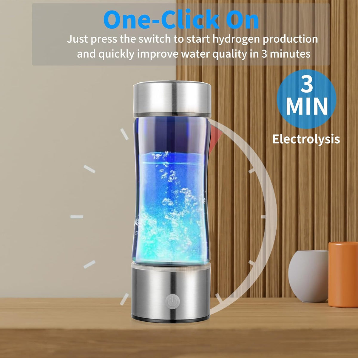 Portable Rechargeable Water Ionizer D9564