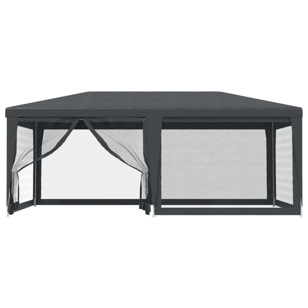 19.7'x13.1' HDPE Party Tent with 6 Mesh Sidewalls S851