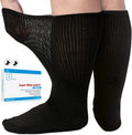 Extra Wide Socks 2 Pairs Black B939120