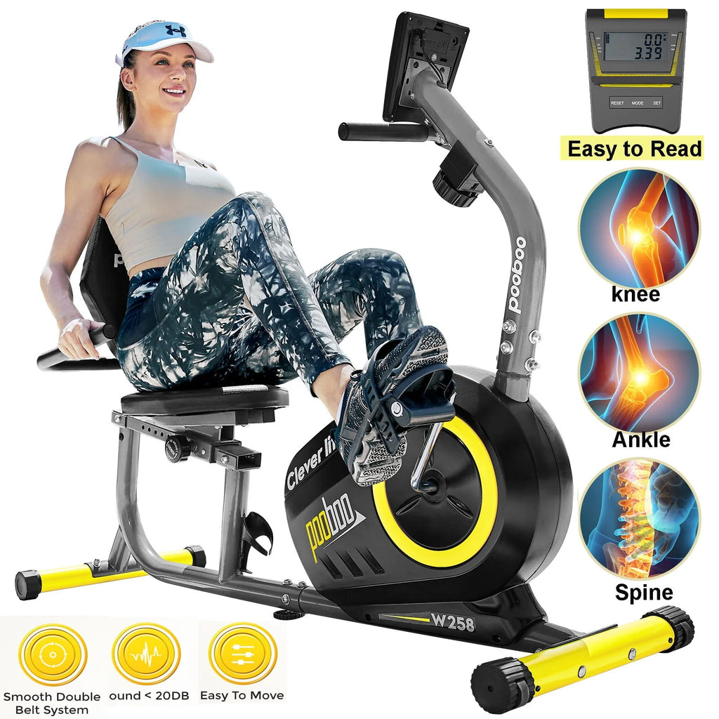 Recumbent Stationary Bike Magnetic Resistance E962184