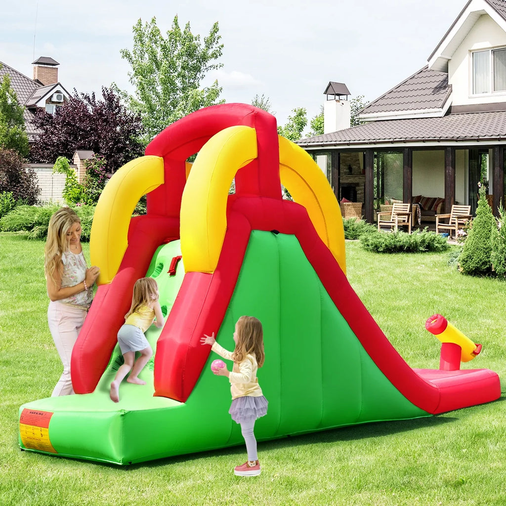 Inflatable Water Slide Bounce House with 350W Blower V8566