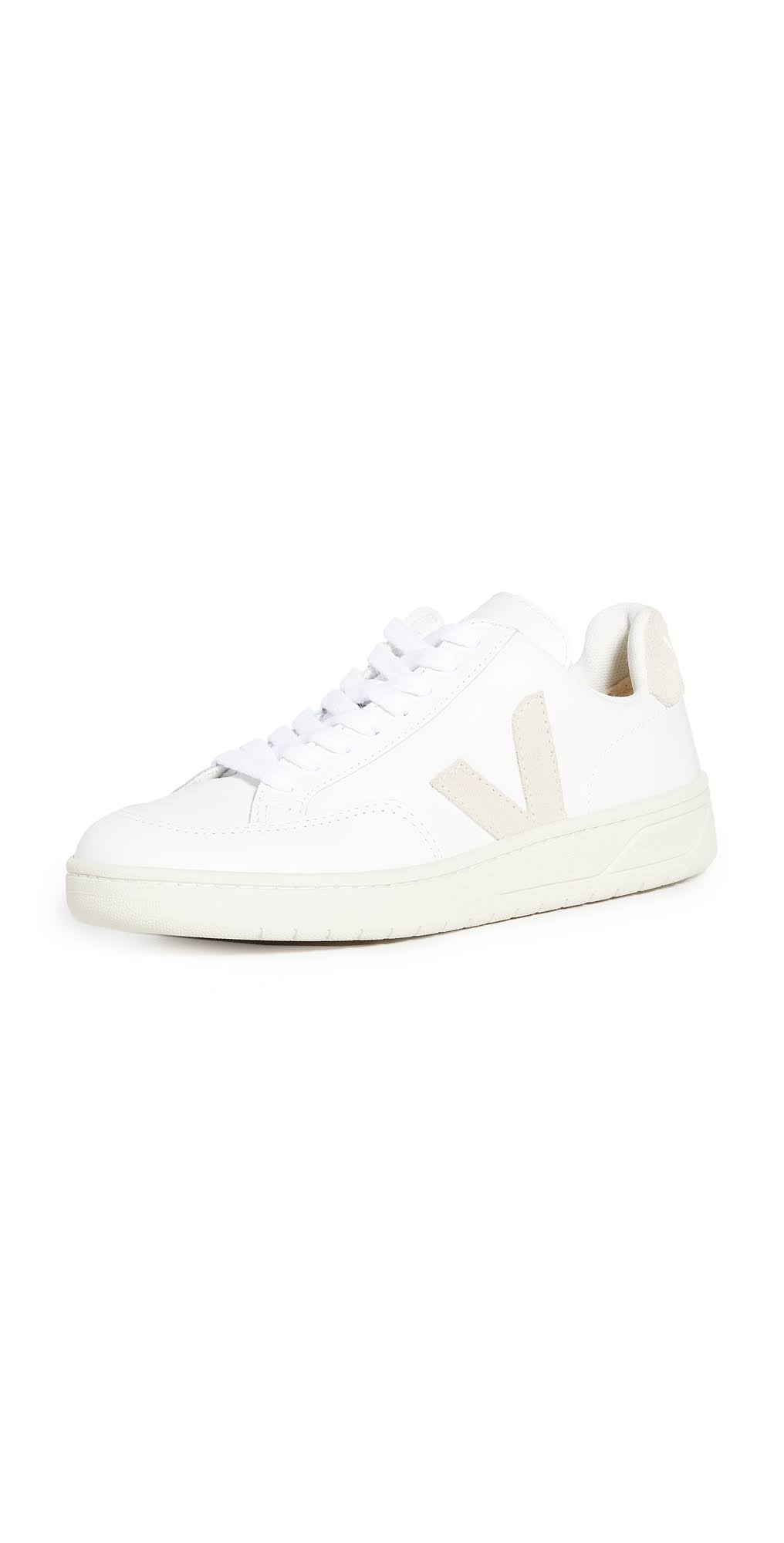 White Sable Leather Sneakers H60606