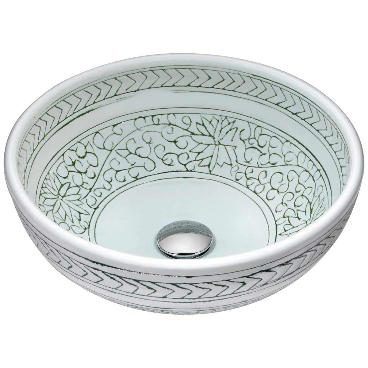 Vessel Sink in Decor White M67421