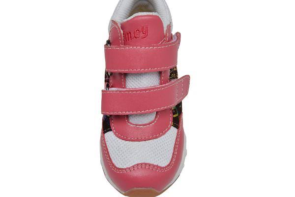White/Red Leather/Mesh Orthopedic High Top P661