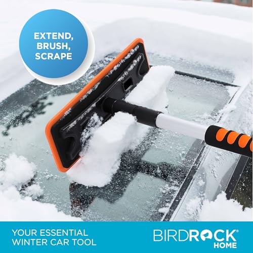 55" Extendable Snow Brush with Detachable Scraper T3427