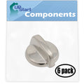 6 Pack Stainless Steel Finish Control Knob Q746493