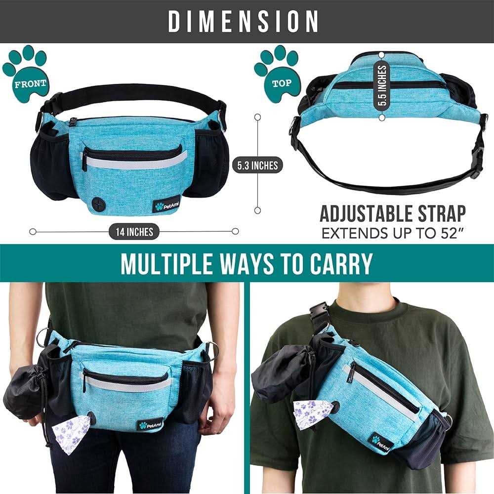 Dog Treat Pouch with Poop Bag Dispenser B17744