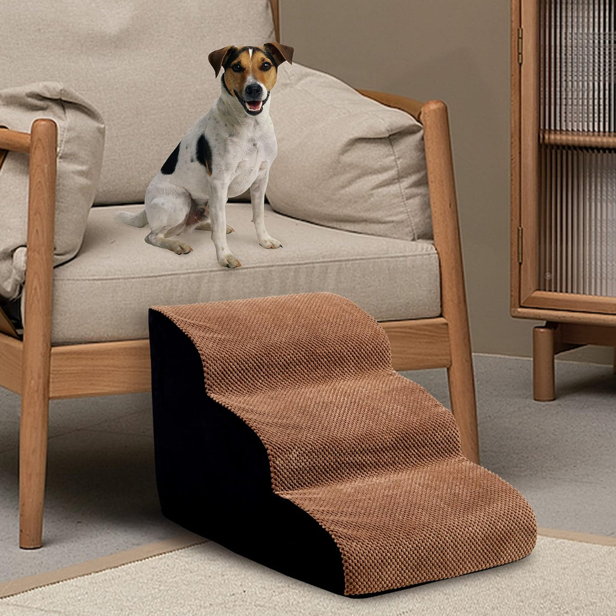 3 Tiers Foam Dog Ramps Non-Slip Pet Step S4177