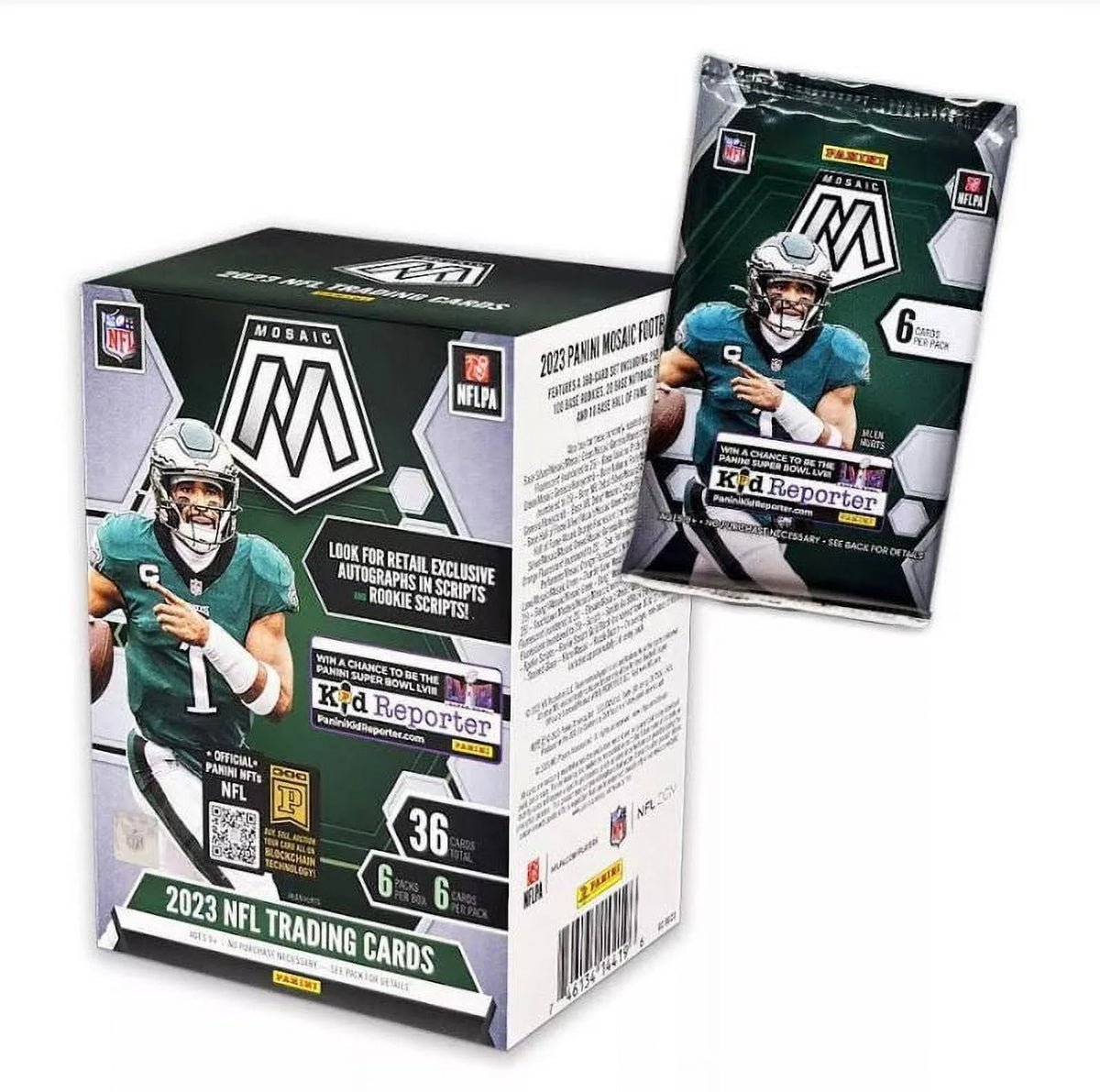 Football Trading Card Blaster Box W6625
