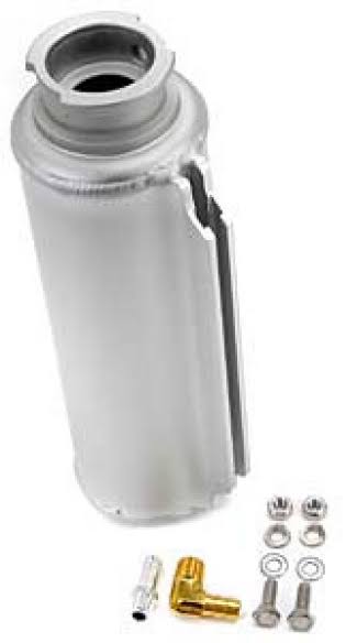 Round Recirculating Overflow Catch Can with Filler Neck W41801
