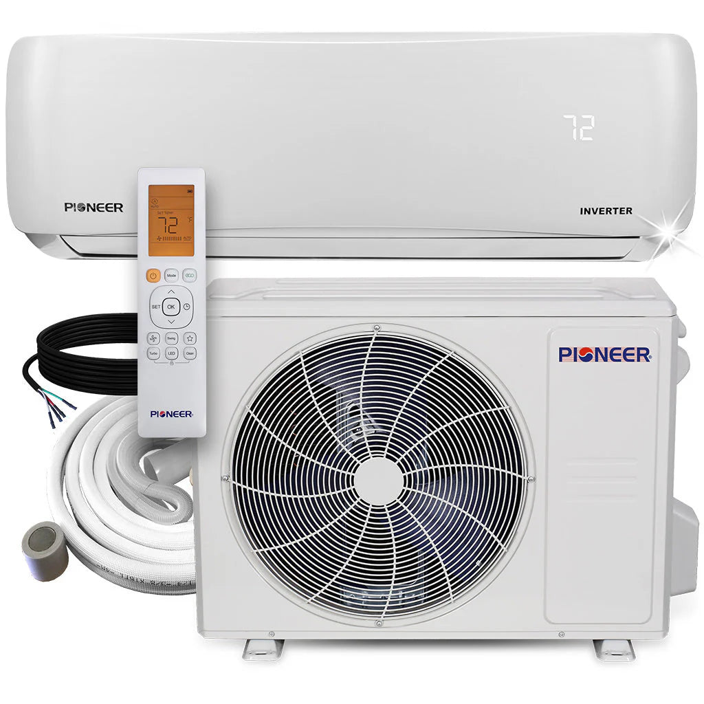 18,000 BTU 21 SEER 230V Ductless Mini-Split Inverter Air Conditioner Heat Pump System N991