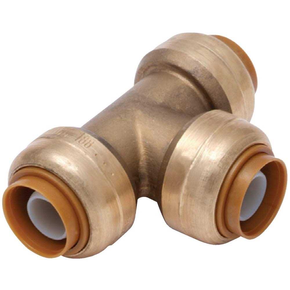 Push-to-Connect Tee 1/2 In. x 1/2 In. x 1/4 I5277