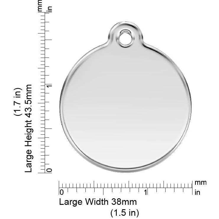 Stainless Steel Dog ID Tag B48747