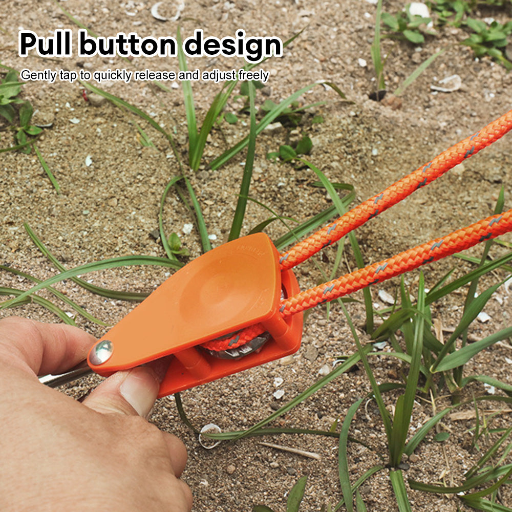 Camping Rope with Ratchet Pulley Guy Lines K196065