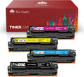 Compatible Toner Cartridges 4-Pack Black Cyan Magenta Yellow A5115