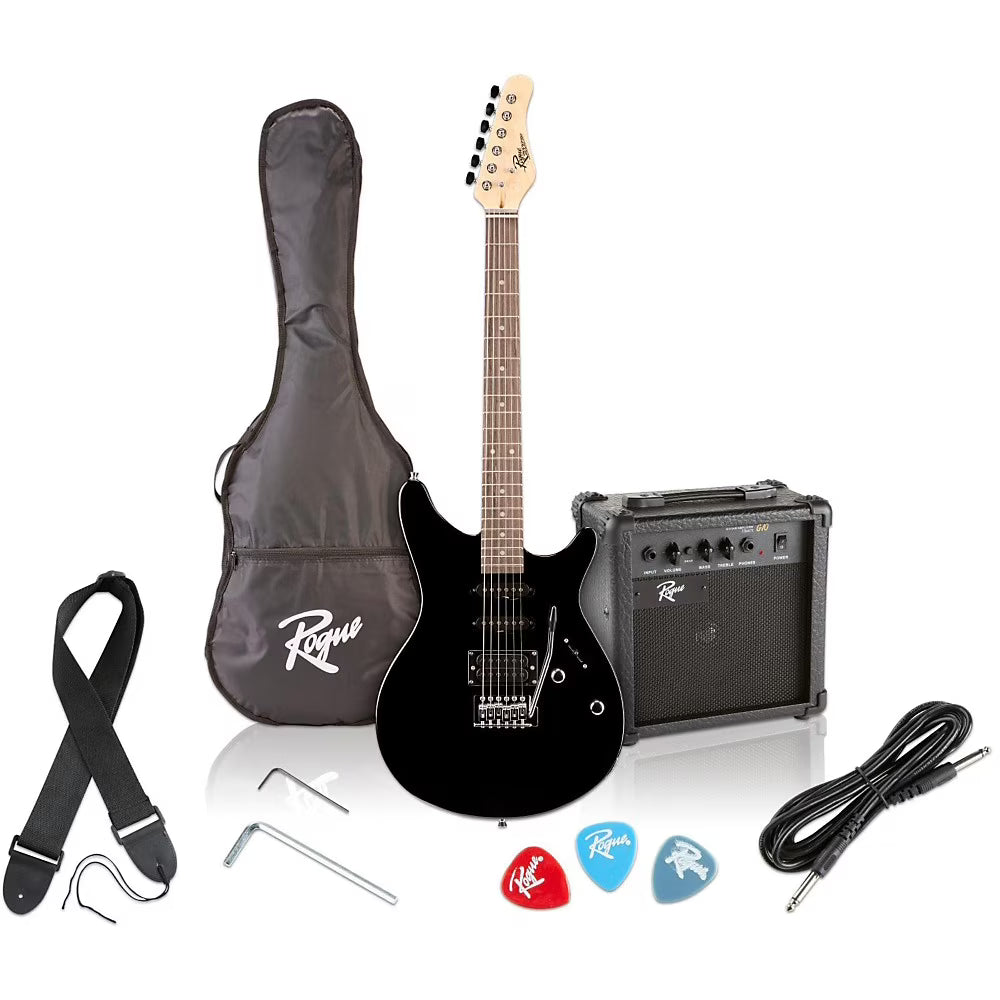 Black Electric Guitar Pack E186