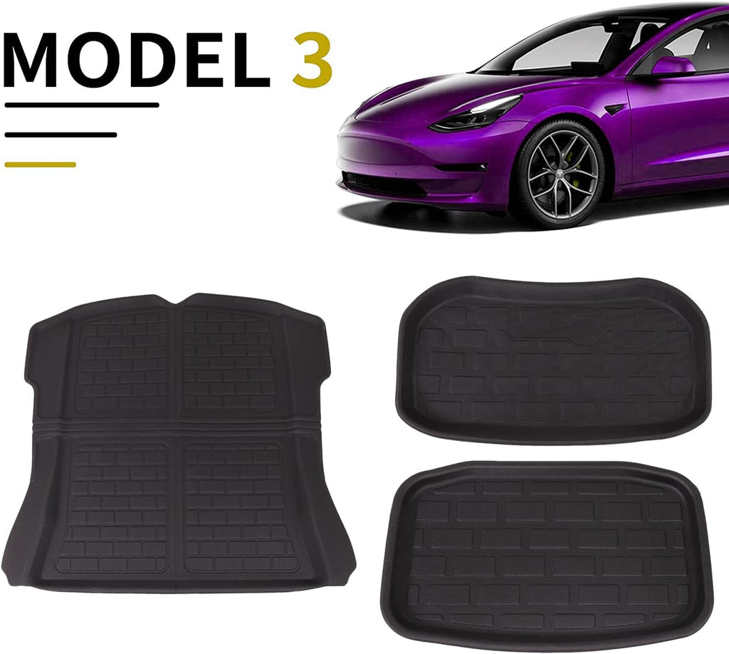 All-Weather Floor Mats for Tesla Model 3 Z4217