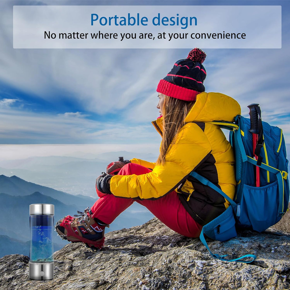 Portable Rechargeable Water Ionizer D9564