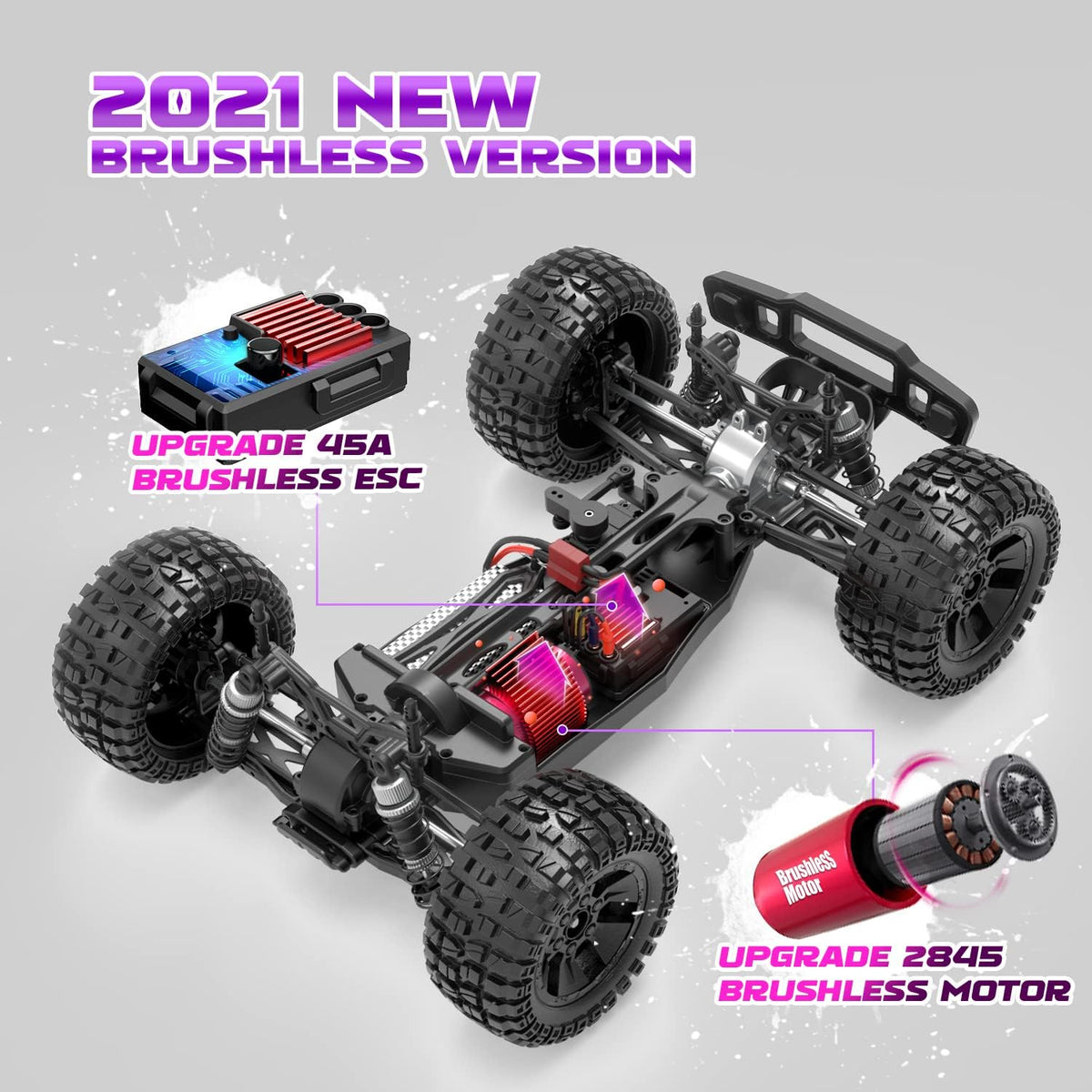 1:10 Brushless High Speed RC Monster Truck D2167