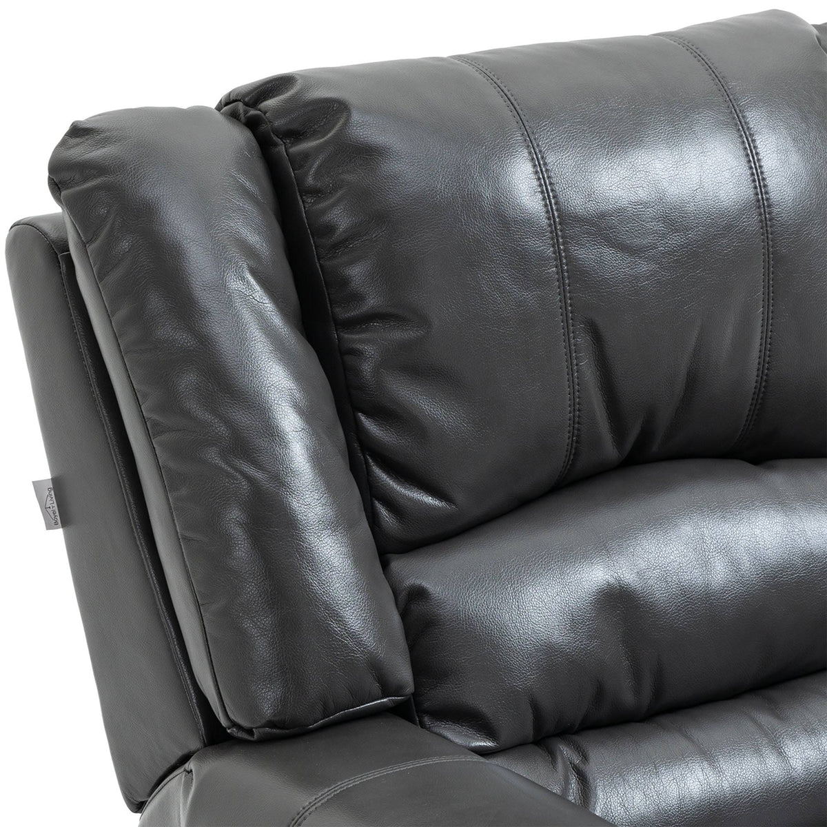 Black Microfiber Manual Standard Recliner N130483