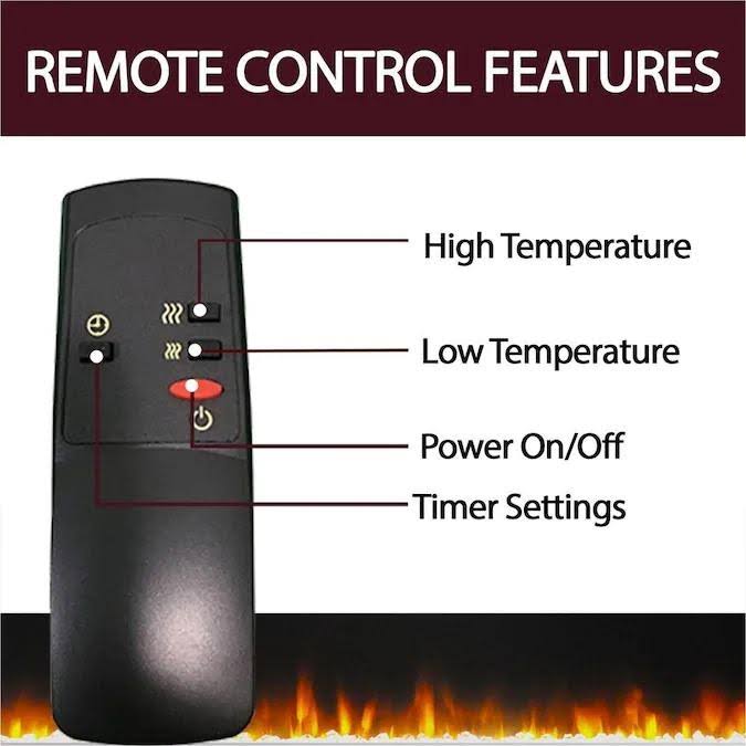 34 in. Electric Fireplace and Mantel C47762