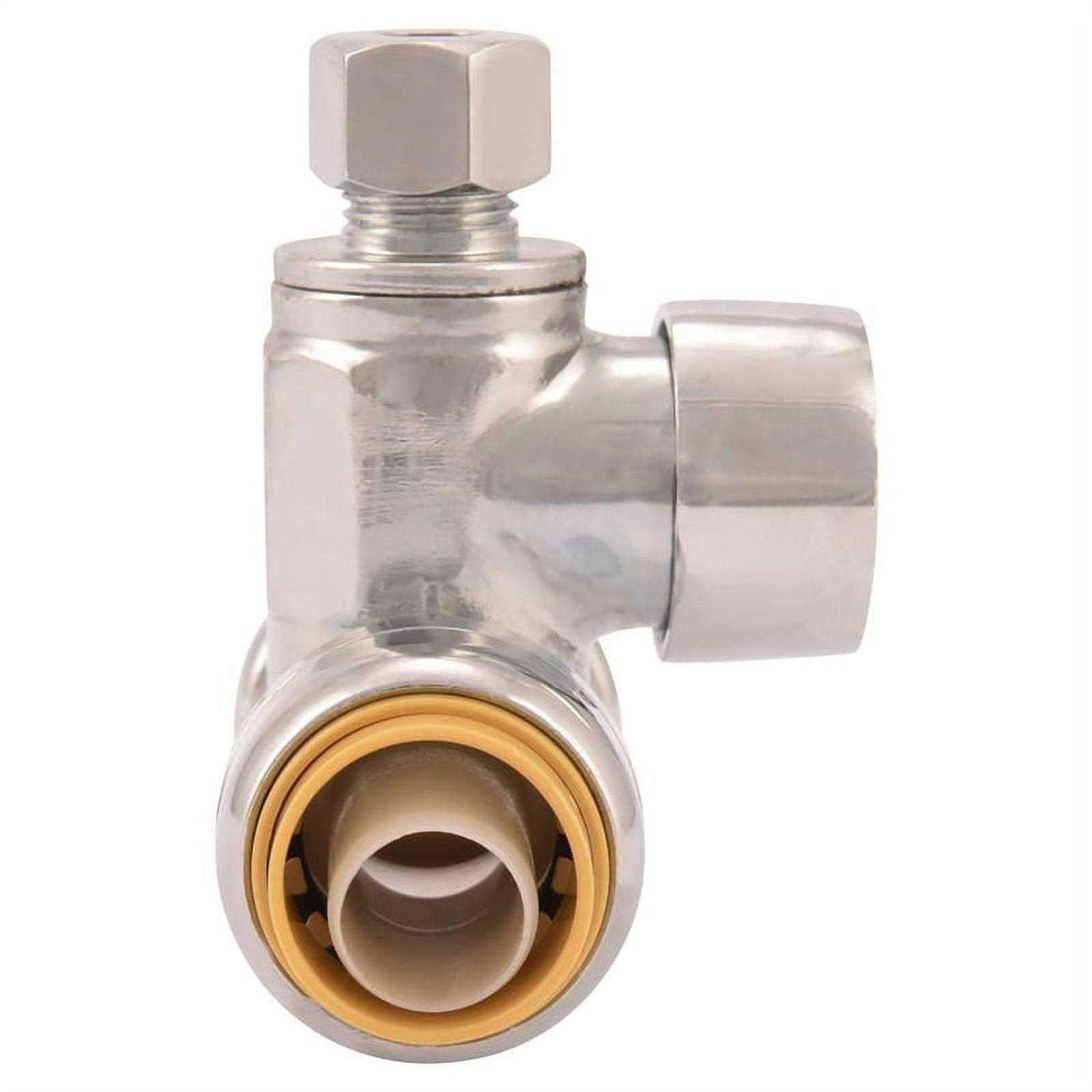 Push-to-Connect Tee 1/2 In. x 1/2 In. x 1/4 I5277