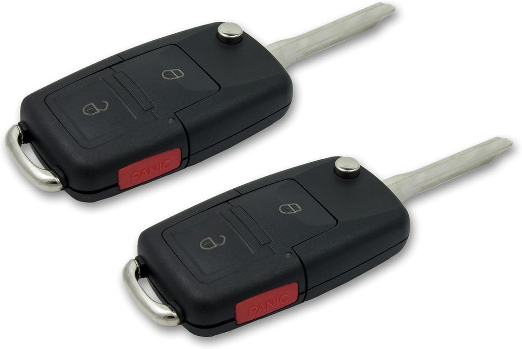 3 Button Flip Car Key Fob (2 Pack) J842999
