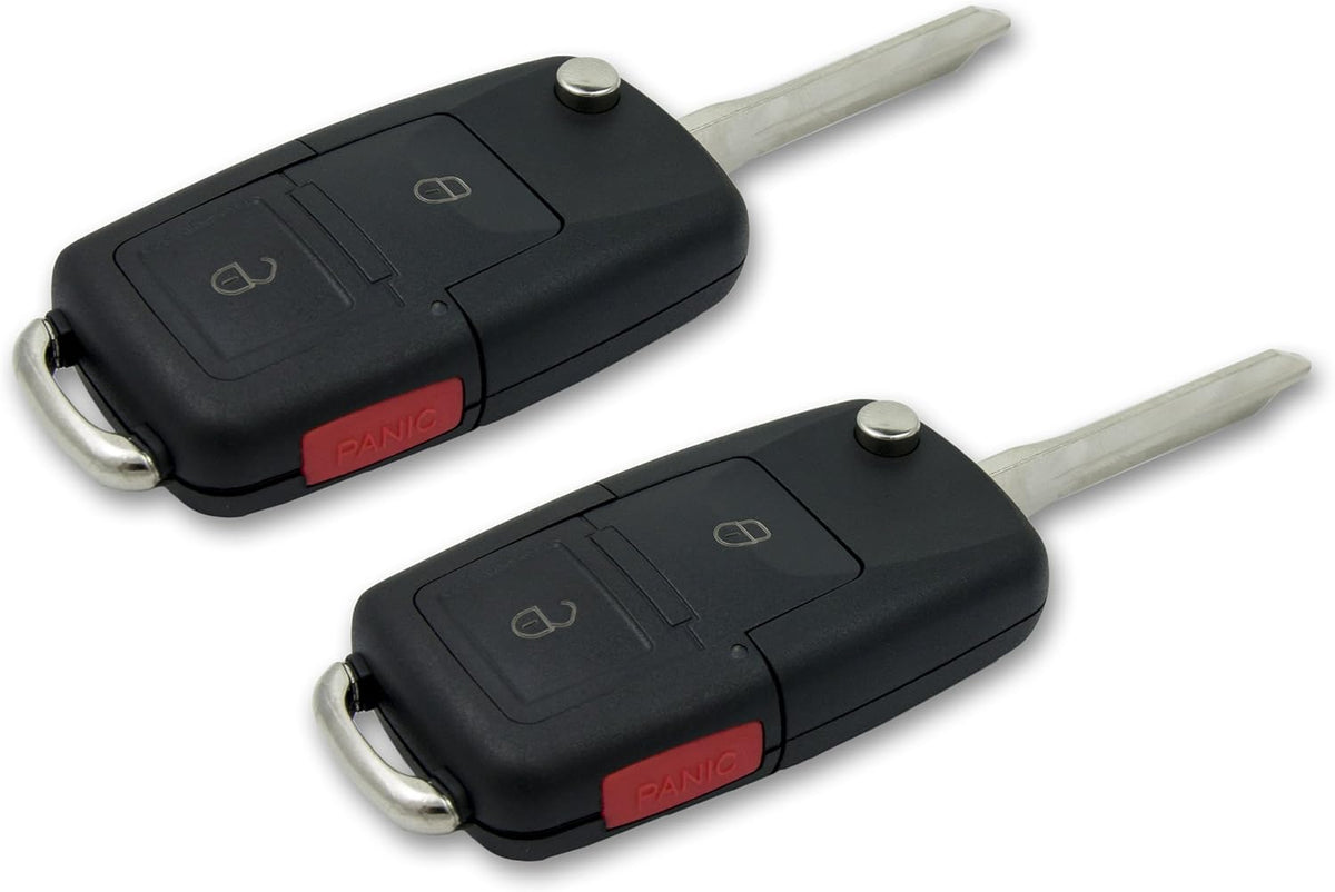 3 Button Flip Car Key Fob (2 Pack) J842999