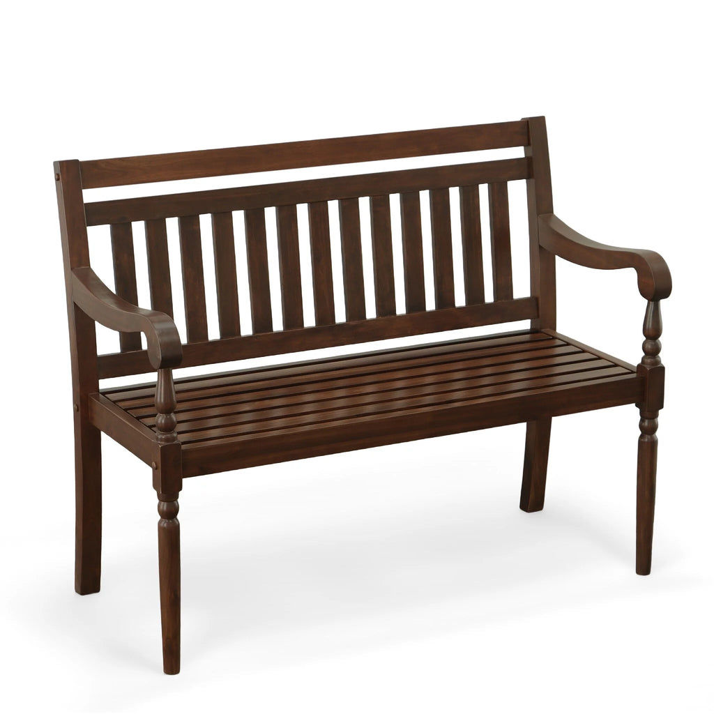 Black Wooden Bench Q226987