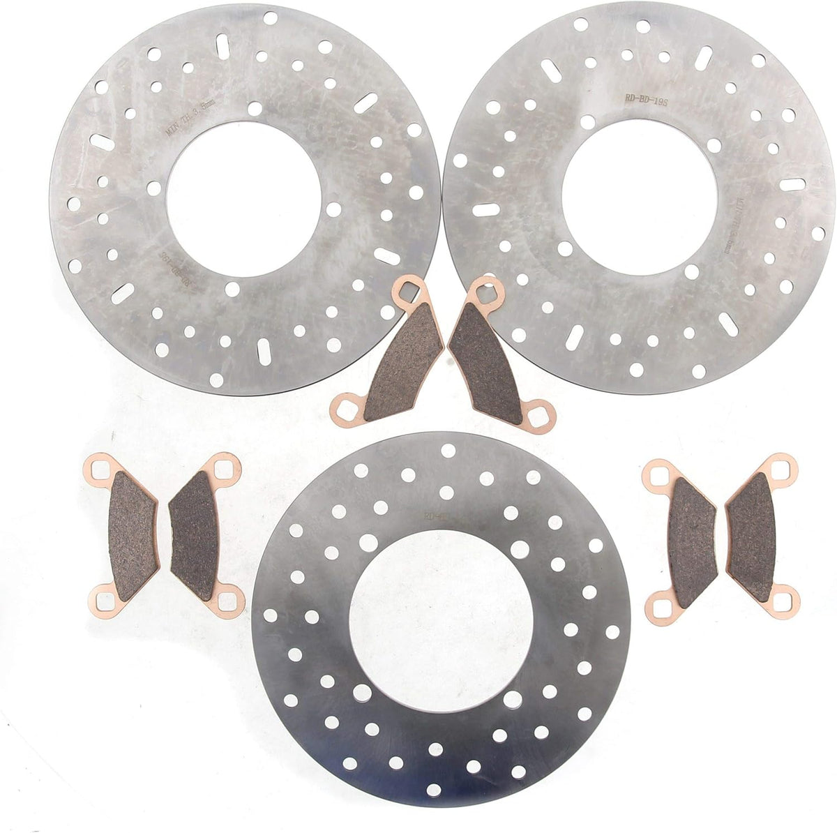 Brake Rotors and Brake Pads Front and Rear R9079