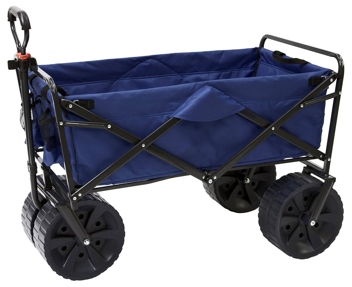 Blue Black Collapsible Folding Utility Beach Wagon Cart G999