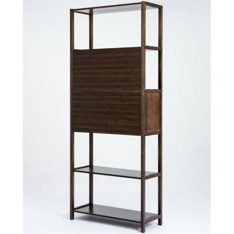 Cappuccino Bamboo Bookcase N1212