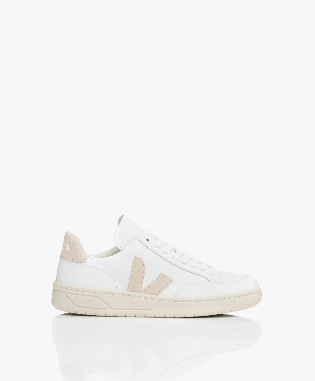 White Sable Leather Sneakers H60606