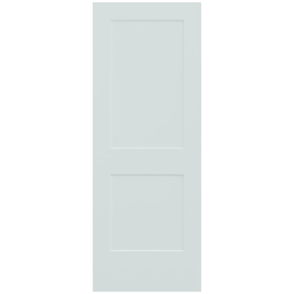 Light Gray Painted Solid Core Molded Composite MDF Interior Door Slab R222