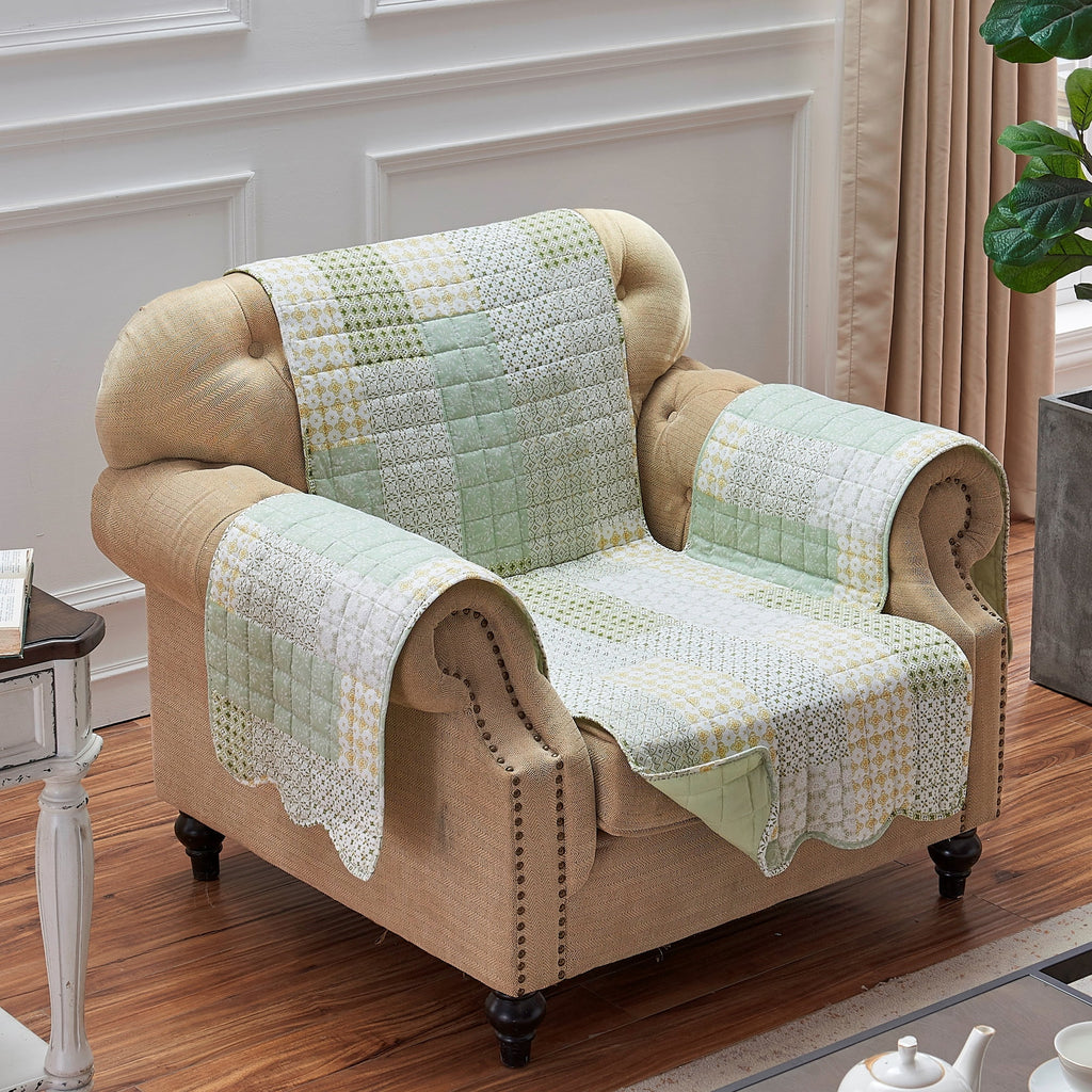 Reversible Arm Chair Furniture Protector Cover 81x81" D7488