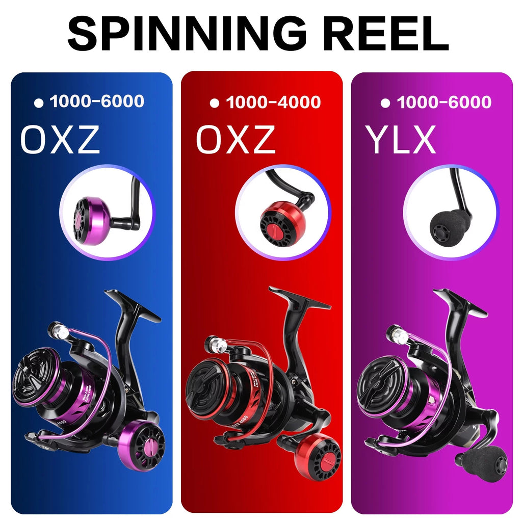 5.2:1 Gear Ratio Spinning Reel with Aluminum Spool O695